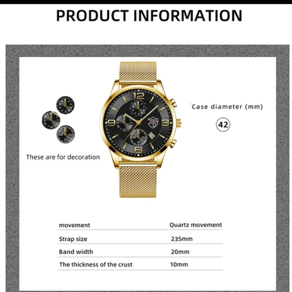 Elegant Watch & Bracelet  Set